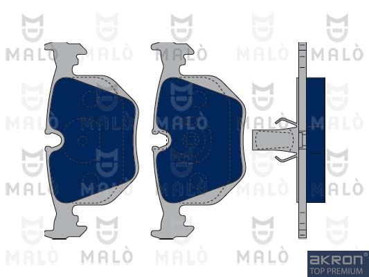 AKRON-MALÒ Комплект тормозных колодок, дисковый тормоз 1050029