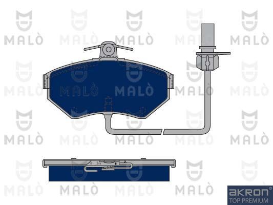 AKRON-MALÒ Piduriklotsi komplekt,ketaspidur 1050062