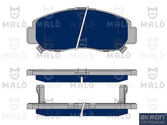 AKRON-MALÒ Комплект тормозных колодок, дисковый тормоз 1050089