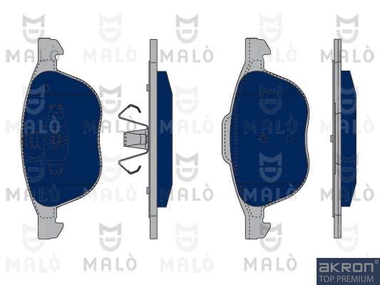 AKRON-MALÒ Комплект тормозных колодок, дисковый тормоз 1050113