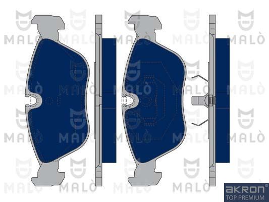 AKRON-MALÒ Комплект тормозных колодок, дисковый тормоз 1050317