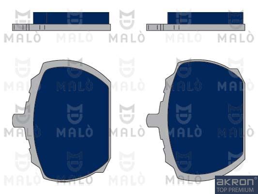 AKRON-MALÒ Комплект тормозных колодок, дисковый тормоз 1050350