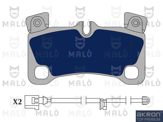 AKRON-MALÒ Piduriklotsi komplekt,ketaspidur 1051037