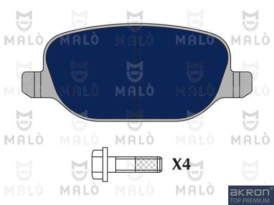 AKRON-MALÒ Комплект тормозных колодок, дисковый тормоз 1051096