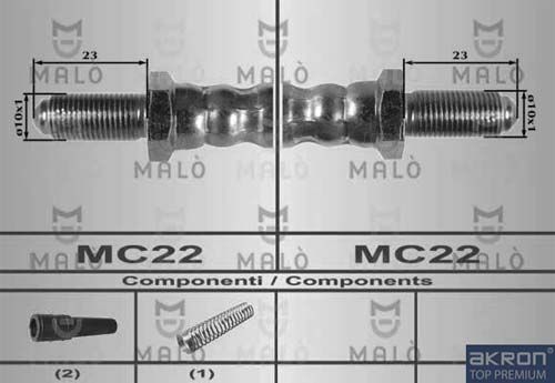 AKRON-MALÒ Тормозной шланг 80269
