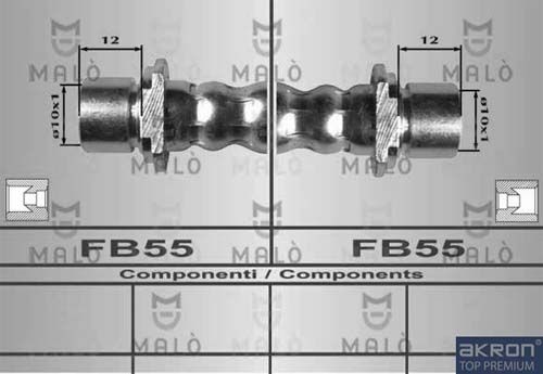 AKRON-MALÒ Тормозной шланг 80315