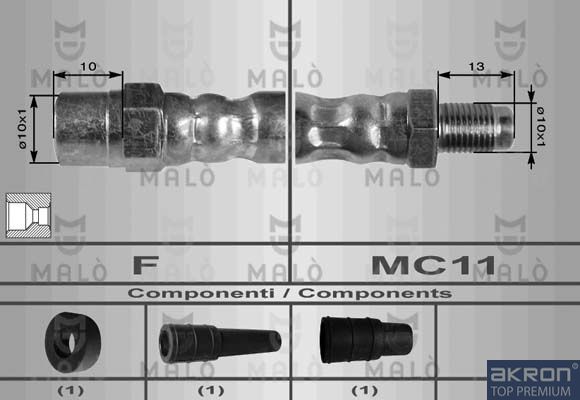 AKRON-MALÒ Тормозной шланг 8043