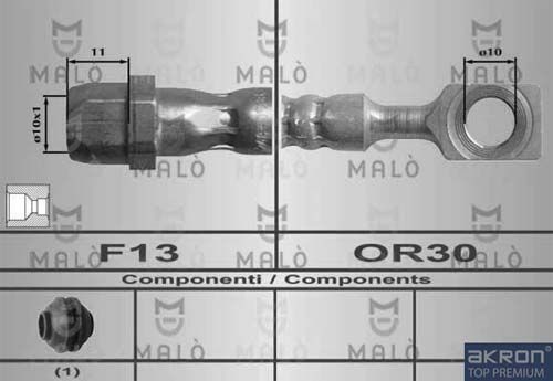 AKRON-MALÒ Тормозной шланг 80633