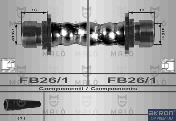 AKRON-MALÒ Тормозной шланг 8070
