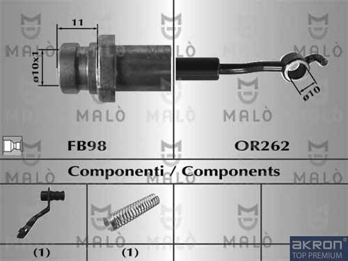 AKRON-MALÒ Тормозной шланг 80794