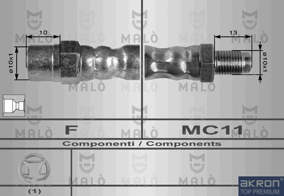 AKRON-MALÒ Тормозной шланг 8233