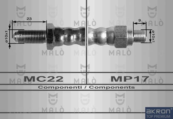 AKRON-MALÒ Тормозной шланг 8340