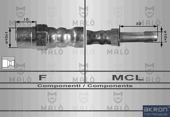 AKRON-MALÒ Тормозной шланг 8925