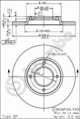 AP Piduriketas 14130