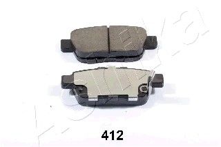 ASHIKA Комплект тормозных колодок, дисковый тормоз 51-04-412