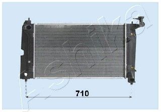 ASHIKA Радиатор, охлаждение двигателя RDA153116