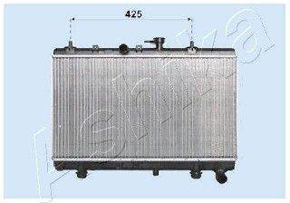 ASHIKA Radiaator,mootorijahutus RDA333021