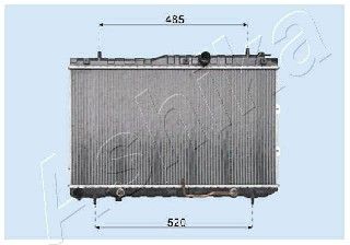 ASHIKA Радиатор, охлаждение двигателя RDA333034