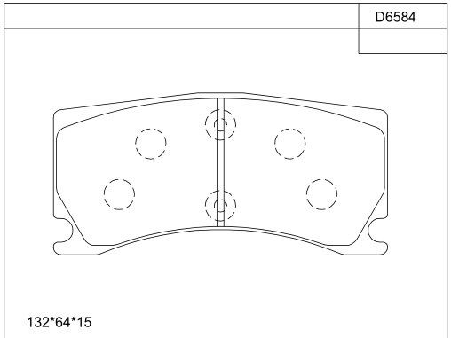 ASIMCO Piduriklotsi komplekt,ketaspidur KD6584