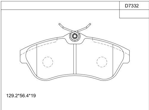 ASIMCO Piduriklotsi komplekt,ketaspidur KD7332