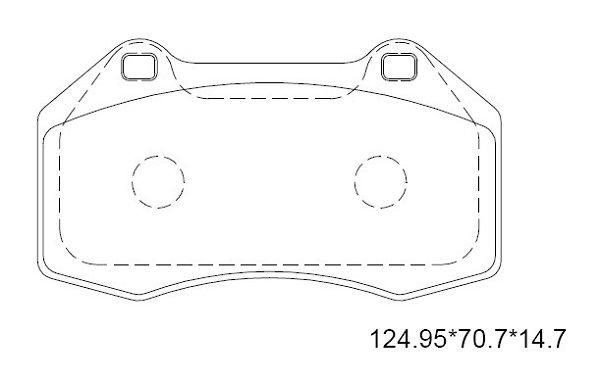 ASIMCO Piduriklotsi komplekt,ketaspidur KD7576