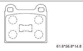 ASIMCO Комплект тормозных колодок, дисковый тормоз KD7712