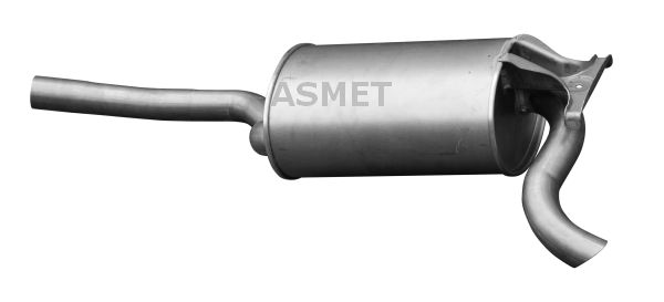 ASMET Глушитель выхлопных газов конечный 01.004