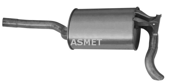 ASMET Глушитель выхлопных газов конечный 01.008