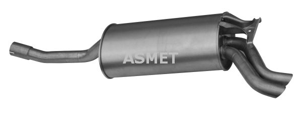 ASMET Глушитель выхлопных газов конечный 01.015