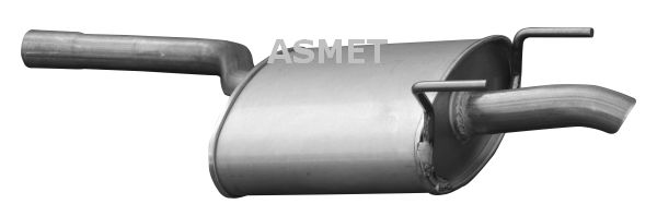 ASMET Глушитель выхлопных газов конечный 01.053