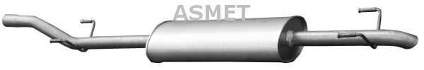 ASMET Глушитель выхлопных газов конечный 02.045