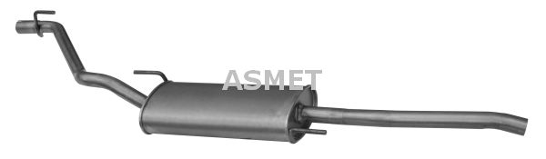 ASMET Глушитель выхлопных газов конечный 03.051