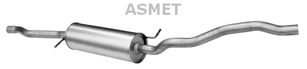 ASMET Средний глушитель выхлопных газов 03.098