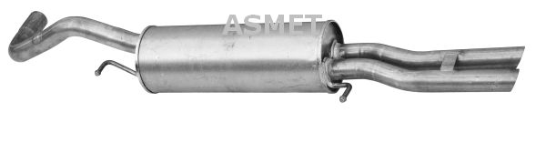 ASMET Глушитель выхлопных газов конечный 06.009