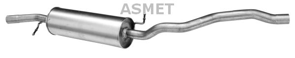 ASMET Средний глушитель выхлопных газов 07.175