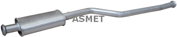 ASMET Средний глушитель выхлопных газов 09.047