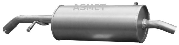 ASMET Глушитель выхлопных газов конечный 09.048