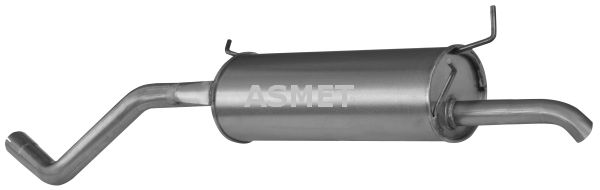 ASMET Глушитель выхлопных газов конечный 10.037