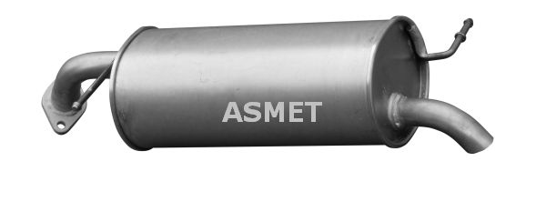 ASMET Глушитель выхлопных газов конечный 15.016