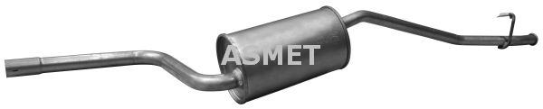 ASMET Глушитель выхлопных газов конечный 16.002