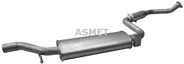 ASMET Средний глушитель выхлопных газов 18.009