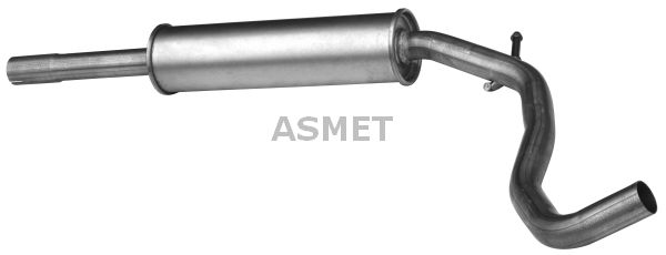 ASMET Средний глушитель выхлопных газов 19.025
