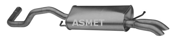 ASMET Глушитель выхлопных газов конечный 19.027