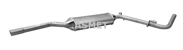 ASMET Средний глушитель выхлопных газов 21.017