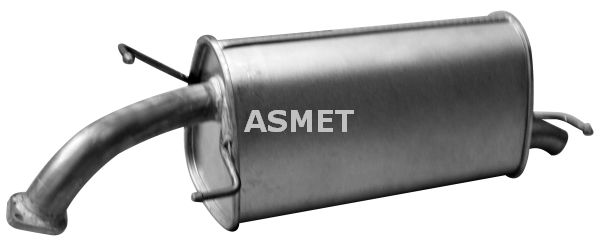 ASMET Глушитель выхлопных газов конечный 31.001