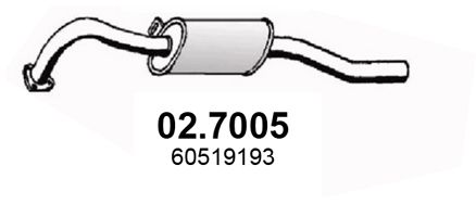 ASSO Глушитель выхлопных газов конечный 02.7005