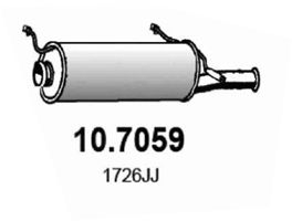 ASSO Глушитель выхлопных газов конечный 10.7059