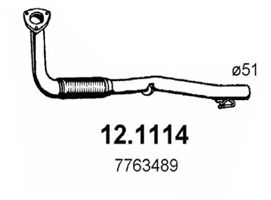 ASSO Труба выхлопного газа 12.1114