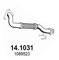 ASSO Труба выхлопного газа 14.1031
