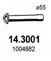 ASSO Труба выхлопного газа 14.3001